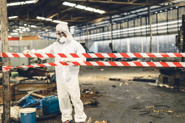 Professional Hoarding Cleanup technician working in Millville, UT